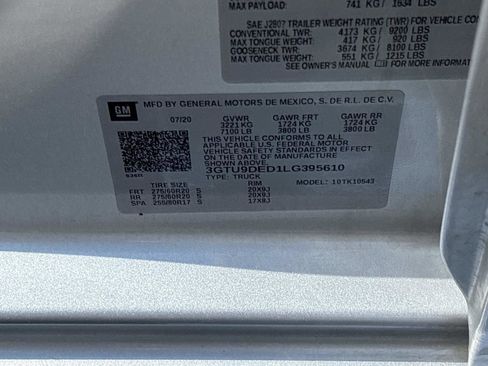 Used 2020 GMC Sierra 1500 SLT w/ SLT Premium Plus Package image 36