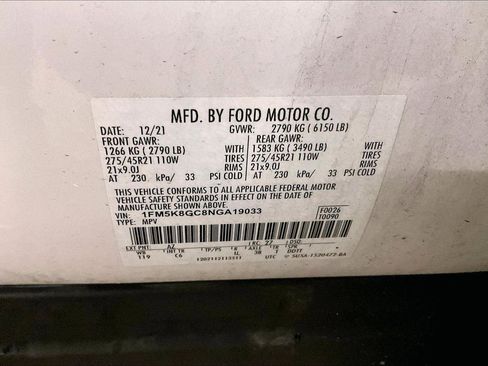 Certified 2022 Ford Explorer ST w/ Equipment Group 401A image 34