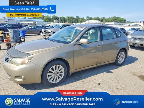 Used 2008 Subaru Impreza 2.5i w/ Popular Equipment Group 3A AWD/4WD image 1