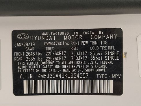 Used 2019 Hyundai Tucson Value AWD/4WD image 33