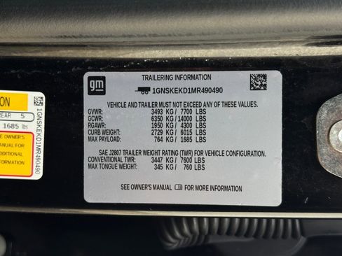 Used 2021 Chevrolet Suburban RST w/ Luxury Package AWD/4WD image 79
