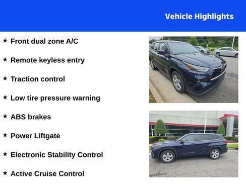 Used 2023 Toyota Highlander LE FWD image 4