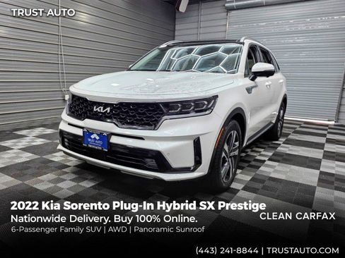 Used 2022 Kia Sorento SX Prestige w/ Panoramic Sunroof Package AWD/4WD image 1