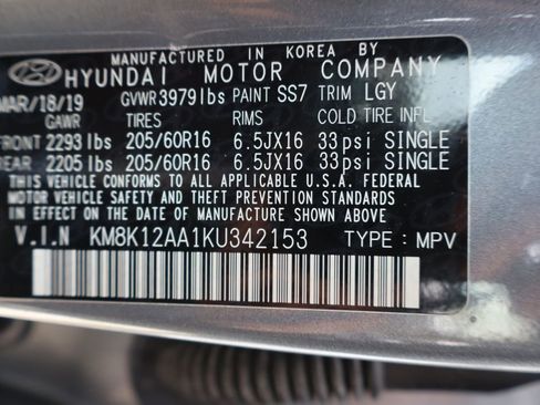 Used 2019 Hyundai Kona SE w/ Cargo Package FWD image 33