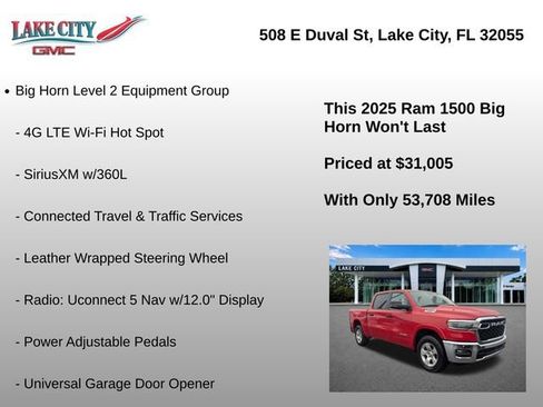 Used 2025 RAM 1500 Big Horn AWD/4WD image 44