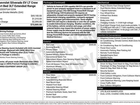 New 2026 Chevrolet Silverado EV LT AWD/4WD image 10