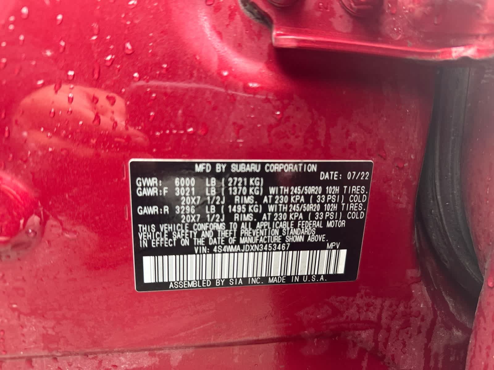 Used 2022 Subaru Ascent Onyx Edition AWD/4WD image 25