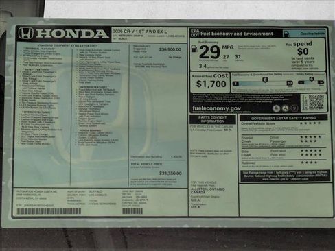 New 2026 Honda CR-V EX-L image 18