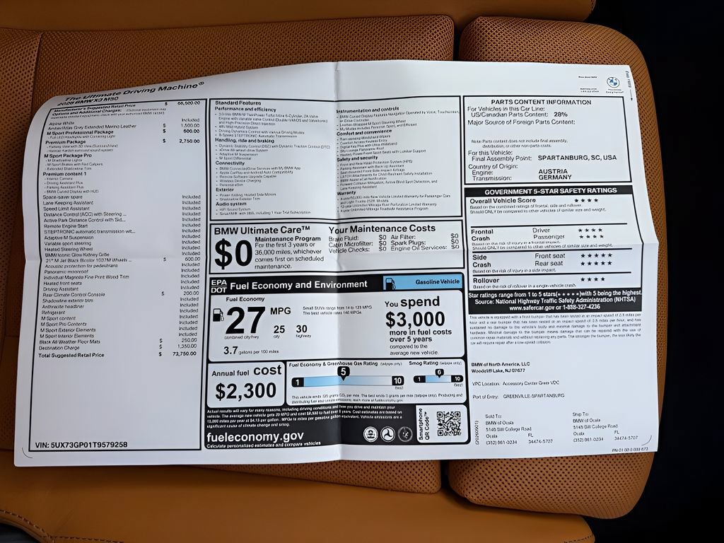 New 2026 BMW X3 M50 w/ Premium Package AWD/4WD image 24