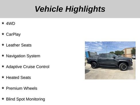 Used 2024 Toyota Tacoma TRD Off-Road w/ TRD Off Road Premium Package AWD/4WD image 5