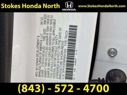 Used 2023 Honda Ridgeline Black Edition image 7