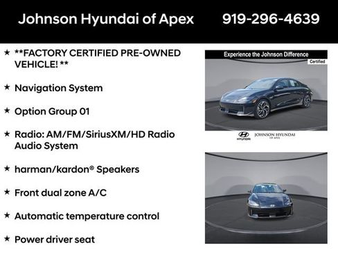 Certified 2023 Hyundai Ioniq 6 SEL AWD/4WD image 6