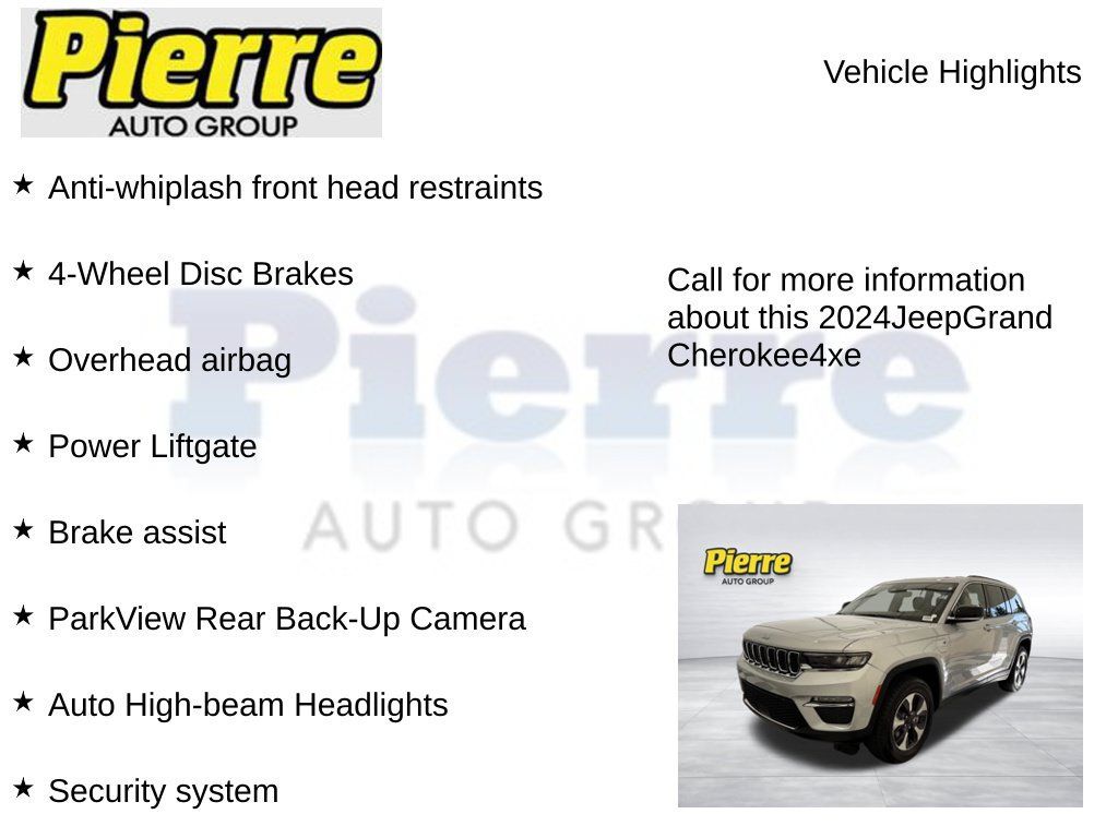 Used 2024 Jeep Grand Cherokee Limited 4xe AWD/4WD image 14