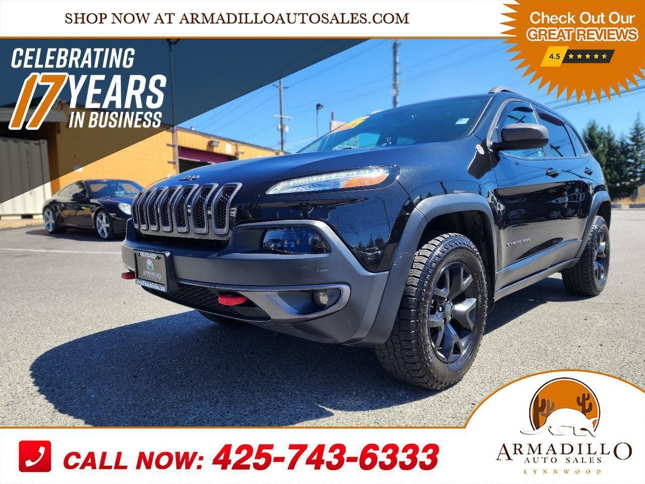 Used 2016 Jeep Cherokee Trailhawk w/ Leather Interior Group AWD/4WD image 1