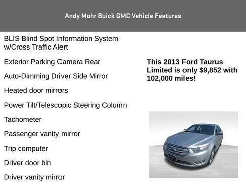 Used 2013 Ford Taurus Limited FWD image 12