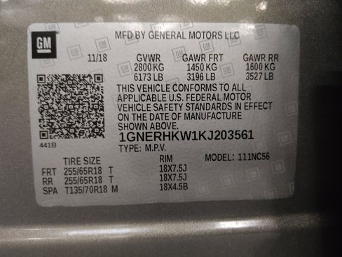 Used 2019 Chevrolet Traverse LT w/ LPO, Floor Liner Package FWD image 33