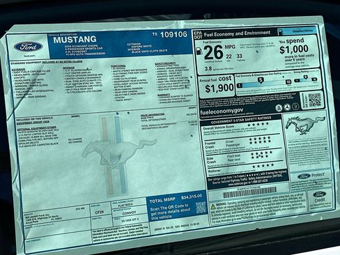 New 2026 Ford Mustang Coupe image 17