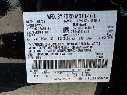 New 2026 Ford Explorer Active image 25