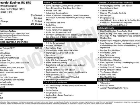 Used 2023 Chevrolet Equinox RS image 6