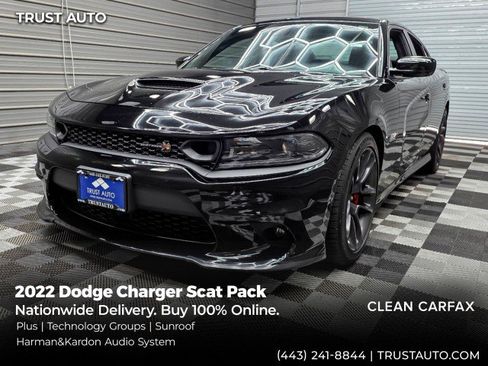 Used 2022 Dodge Charger Scat Pack w/ Plus Group RWD image 1