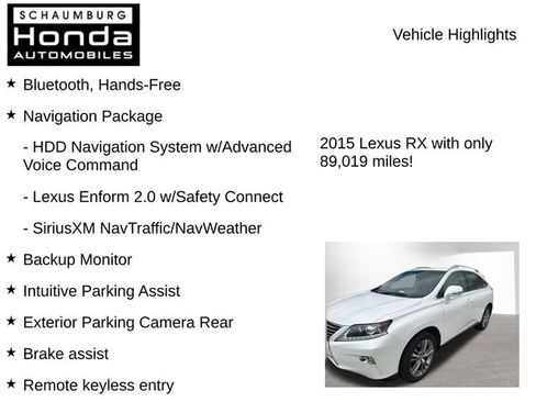 Used 2015 Lexus RX 350 AWD image 8