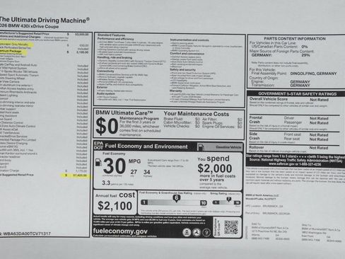 Used 2026 BMW 430i xDrive Coupe image 49