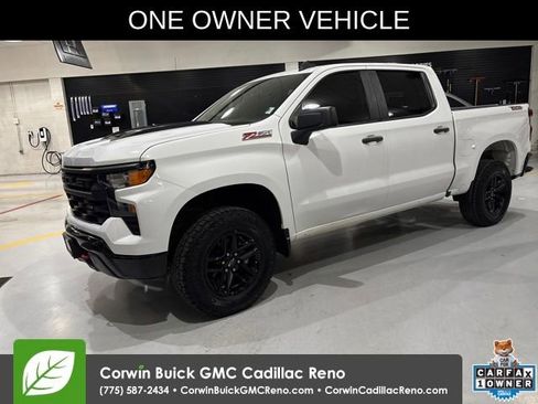 Used 2022 Chevrolet Silverado 1500 Custom Trail Boss w/ LPO, Dark Essentials Package image 1