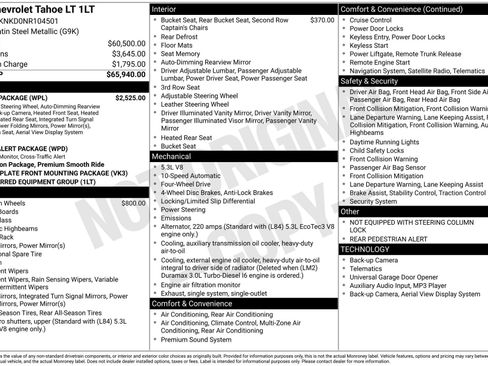 Used 2022 Chevrolet Tahoe LT w/ Luxury Package image 4