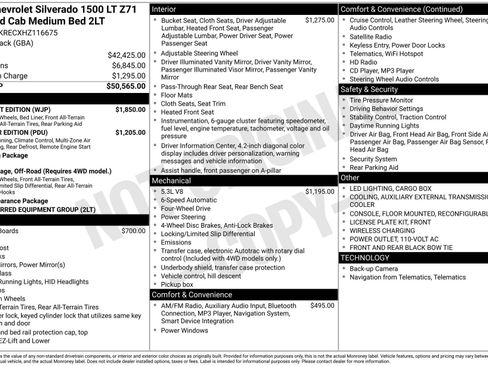 Used 2017 Chevrolet Silverado 1500 LT w/ Midnight Edition image 3