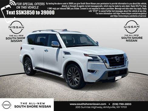 Used 2022 Nissan Armada Platinum w/ Captain's Chairs Package AWD/4WD image 1
