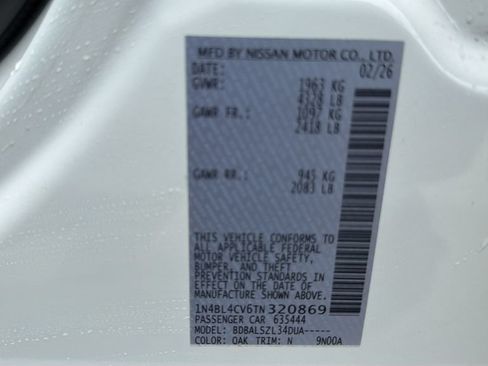 Certified 2026 Nissan Altima 2.5 SR FWD image 19