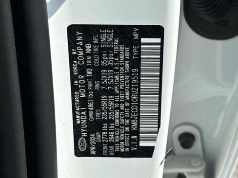 Used 2024 Hyundai Tucson Limited AWD/4WD image 30