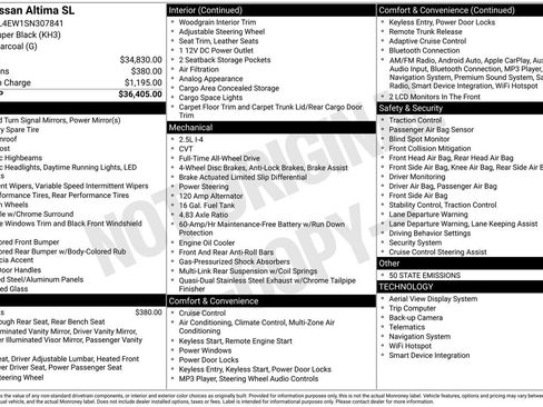 Certified 2025 Nissan Altima 2.5 SL image 33