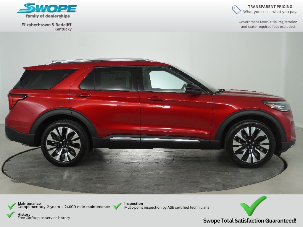 New 2026 Ford Explorer Platinum w/ LUX Leather Package AWD/4WD image 3
