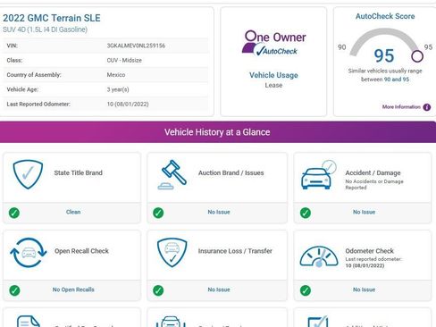 Used 2022 GMC Terrain SLE w/ Driver Convenience Package image 3