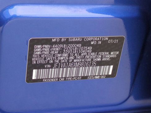 Used 2021 Subaru WRX image 34