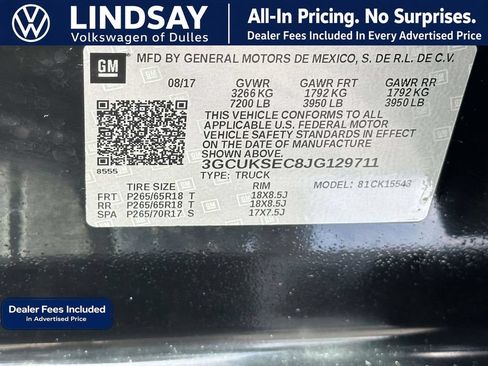 Used 2018 Chevrolet Silverado 1500 LTZ AWD/4WD image 26