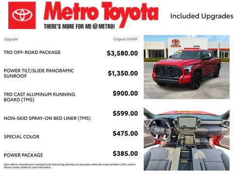 Certified 2025 Toyota Tundra Limited w/ TRD Off-Road Package AWD/4WD image 4
