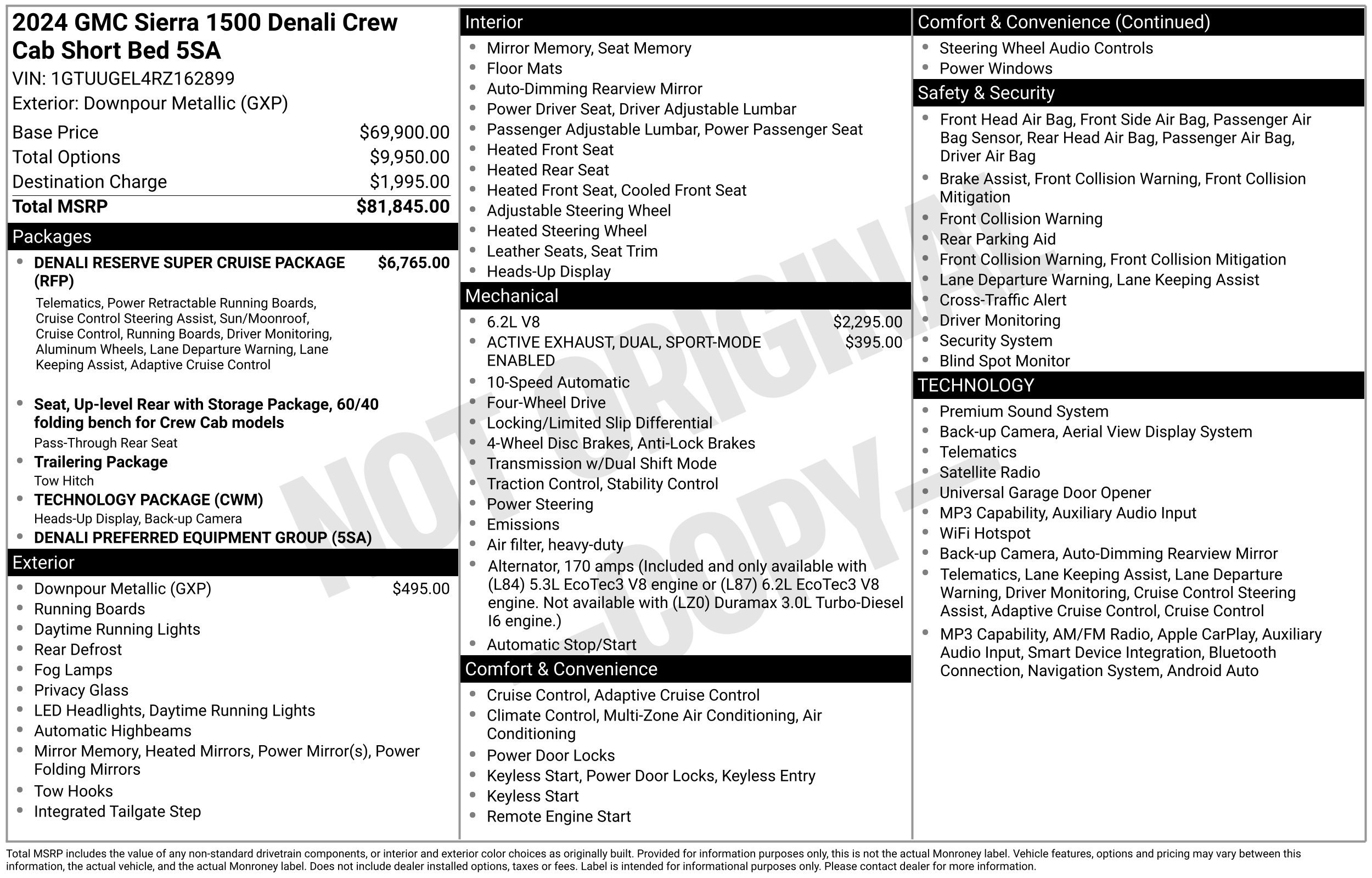 Used 2024 GMC Sierra 1500 Denali AWD/4WD image 2