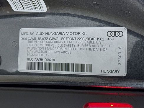 Used 2017 Audi TTS 2.0T Coupe w/ Technology Package image 39