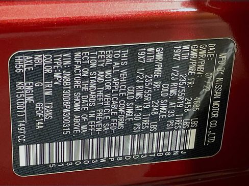 Certified 2023 Nissan Rogue Platinum w/ Platinum Premium Package image 32