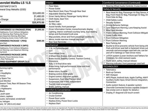 Used 2022 Chevrolet Malibu LS FWD image 8
