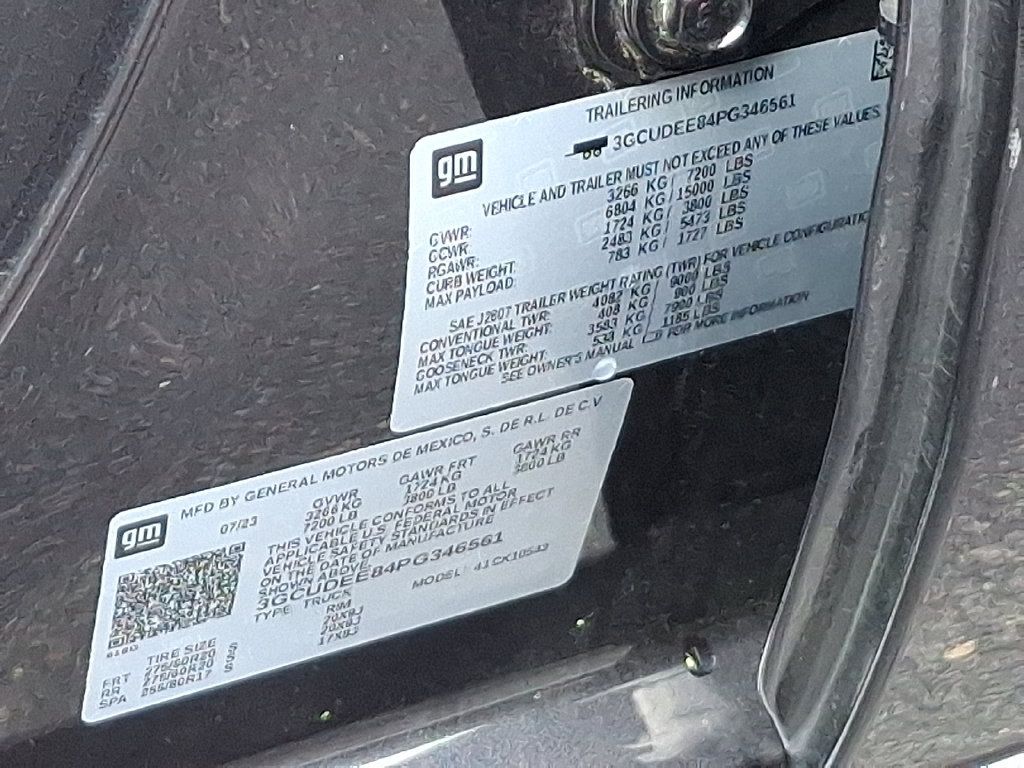 Certified 2023 Chevrolet Silverado 1500 RST w/ LPO, Dark Essentials Package AWD/4WD image 27