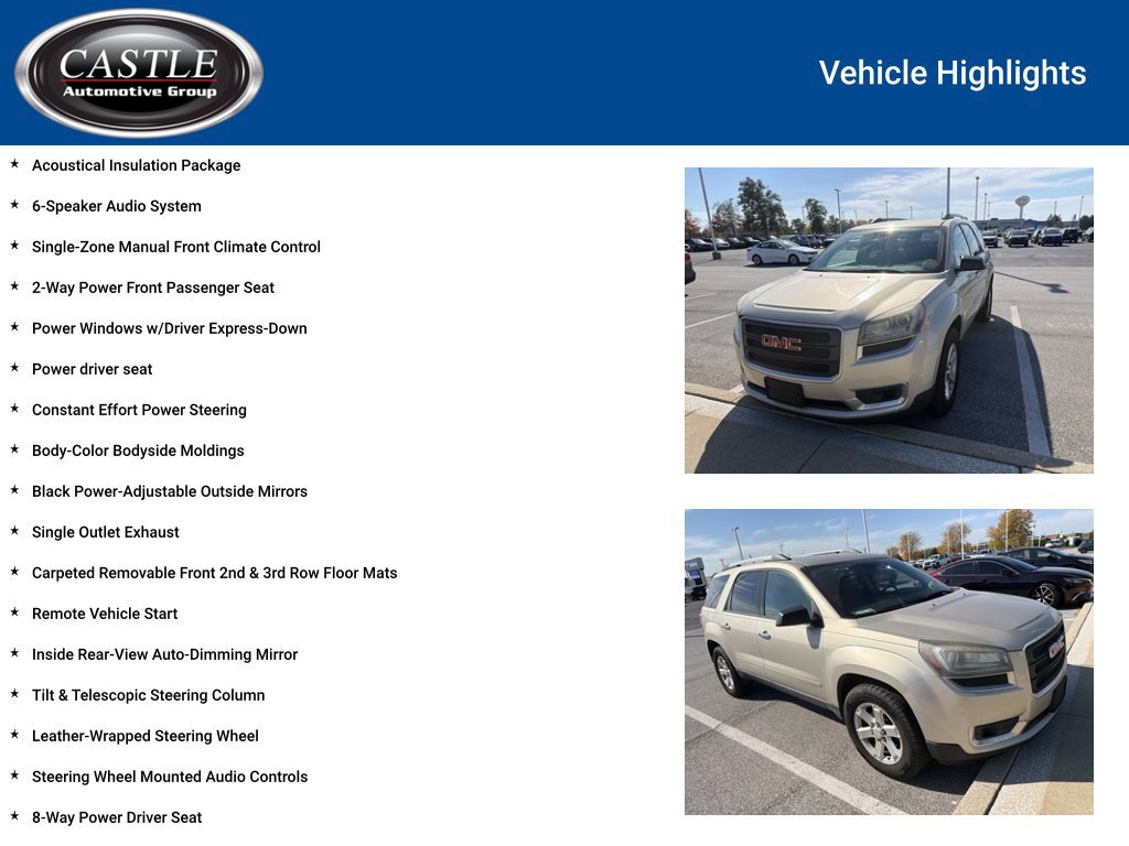 Used 2016 GMC Acadia SLE FWD image 8
