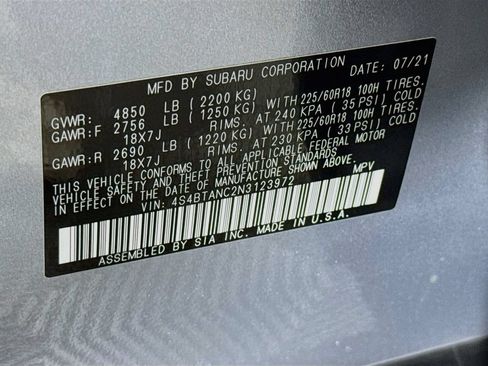 Used 2022 Subaru Outback Limited AWD/4WD image 34
