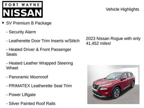 Used 2023 Nissan Rogue SV w/ SV Premium B Package AWD/4WD image 8