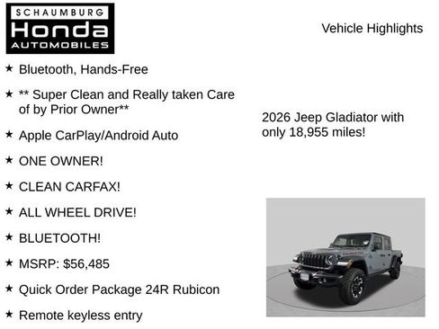 Used 2026 Jeep Gladiator Rubicon AWD/4WD image 8