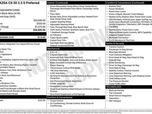 Used 2023 MAZDA CX-50 2.5 S w/ Cargo Package image 5