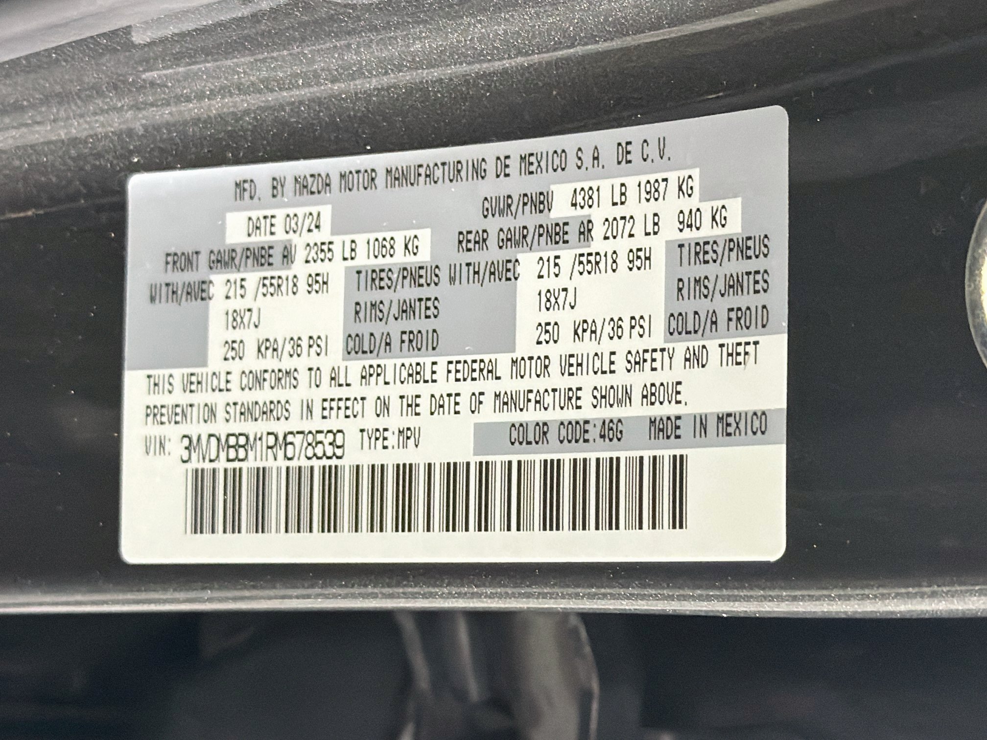 Used 2024 MAZDA CX-30 AWD 2.5 S w/ Select Sport Pkg image 12
