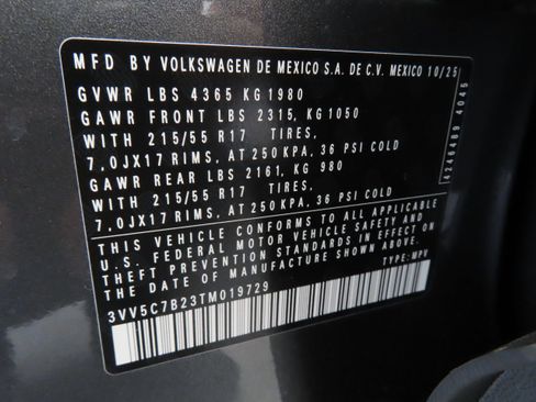 New 2026 Volkswagen Taos S FWD image 26